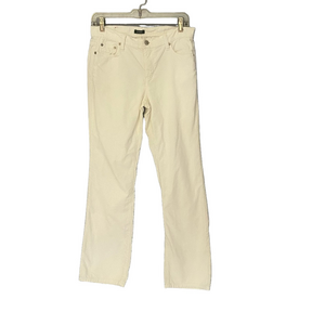 J.Crew Off-White Corduroy Bootcut Trousers Size 4R